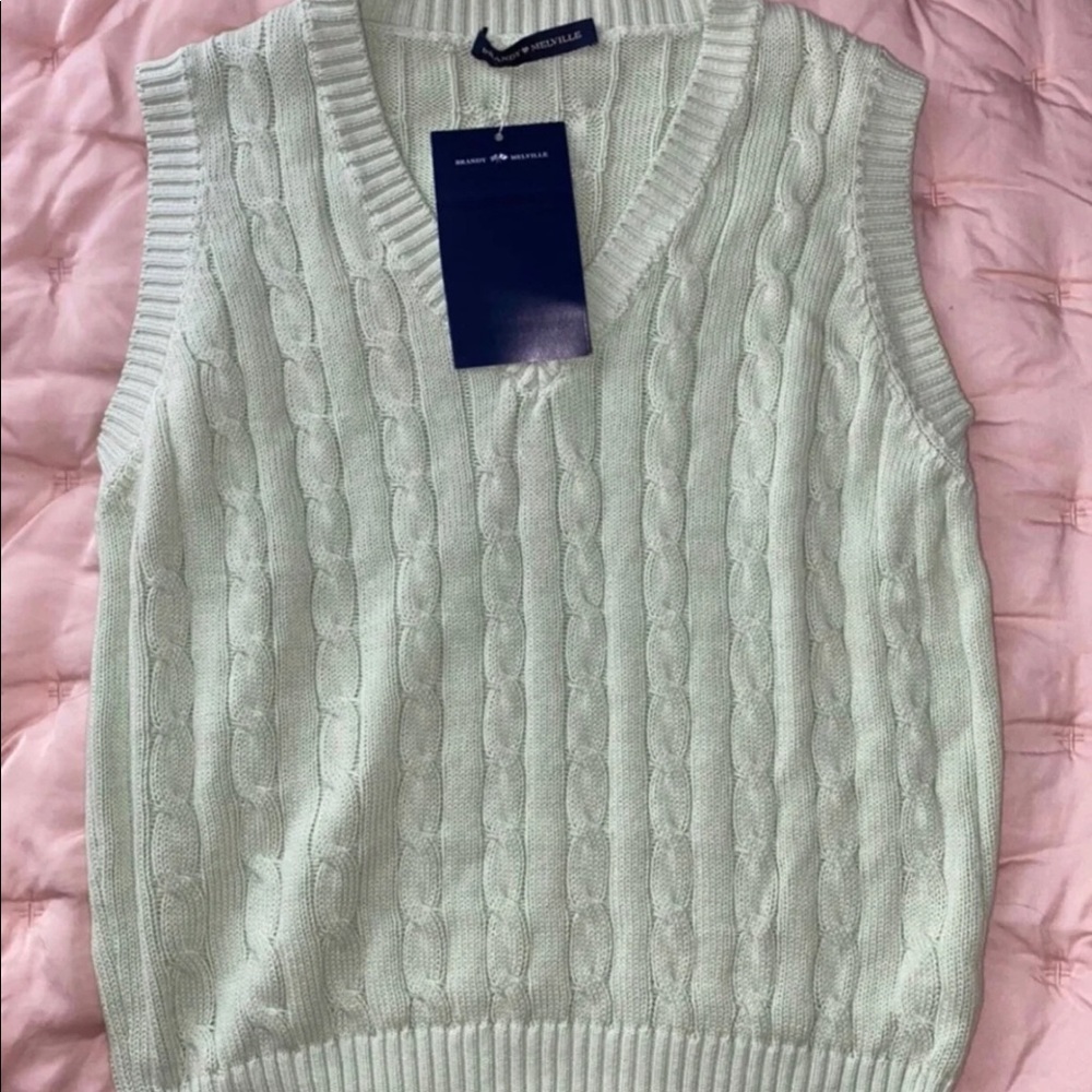 Light Green Marlena Vest NWT